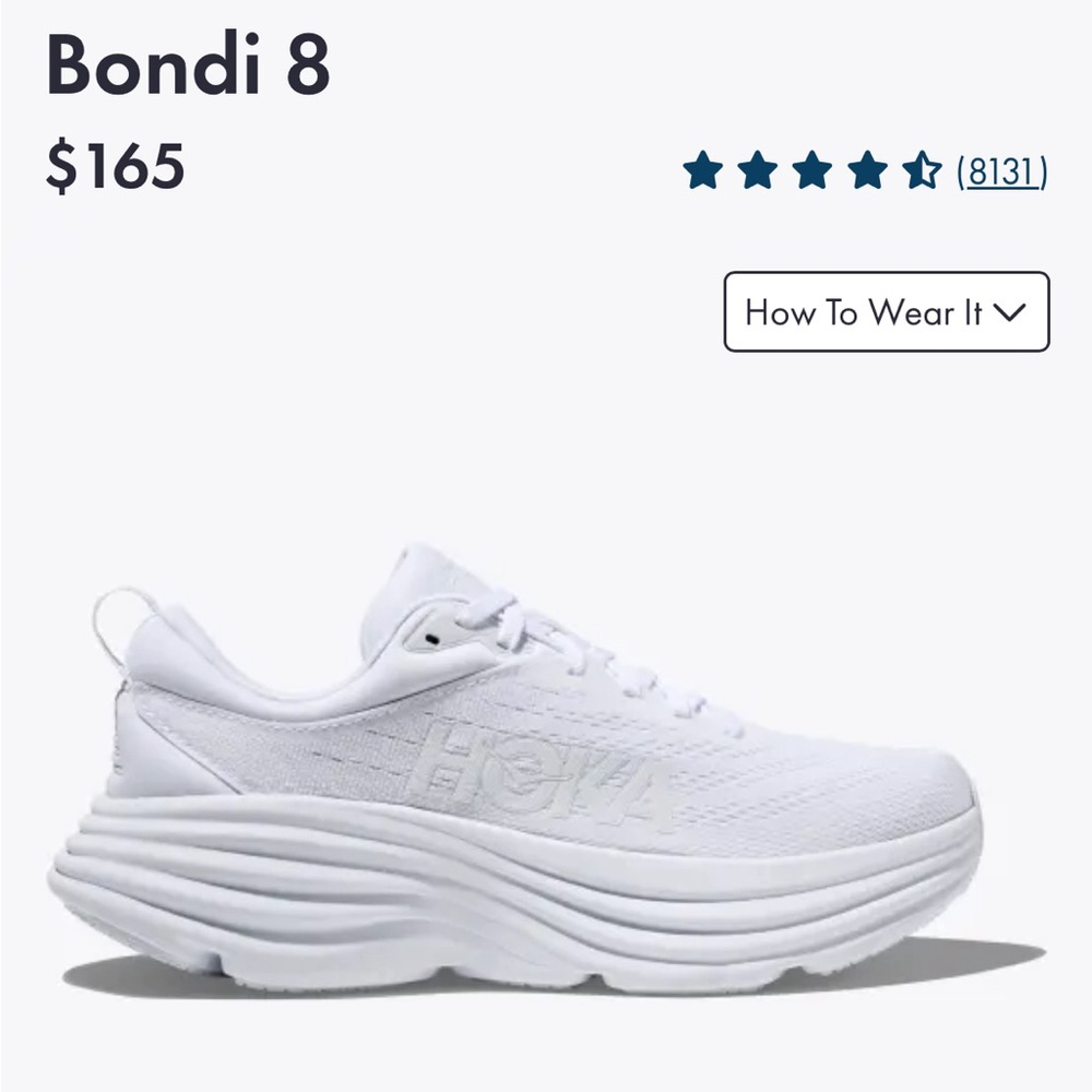HOKA Bondi W8 Womens